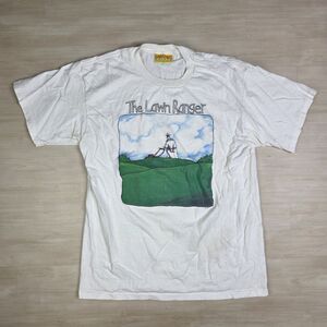 Vintage The Lawn Ranger Shirt Mens Large Graphic Tee Funny Lawn Mower 90s USA